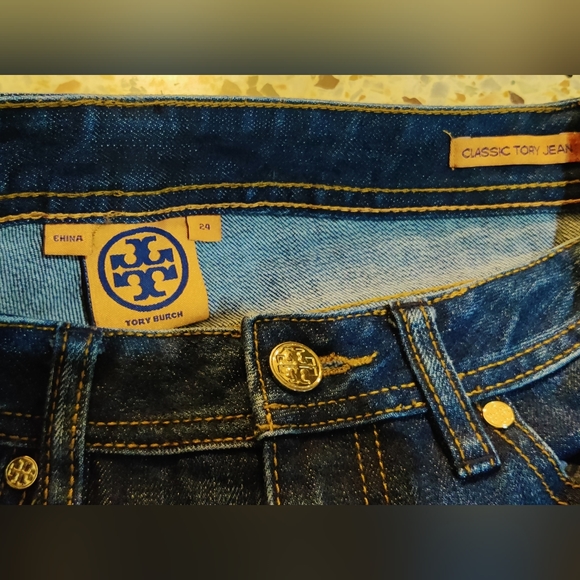 Tory Burch flare denim pants - Picture 6 of 6